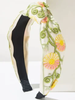 Clearance Retro Stage Retro Boho Embroidered Floral Headband