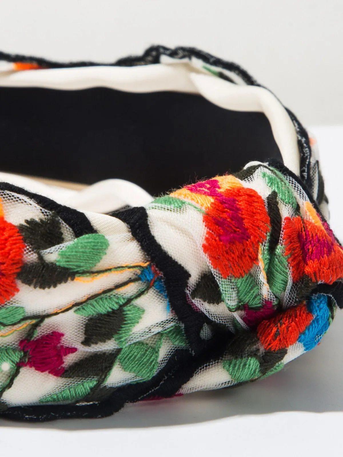 Clearance Retro Stage Retro Boho Embroidered Floral Headband