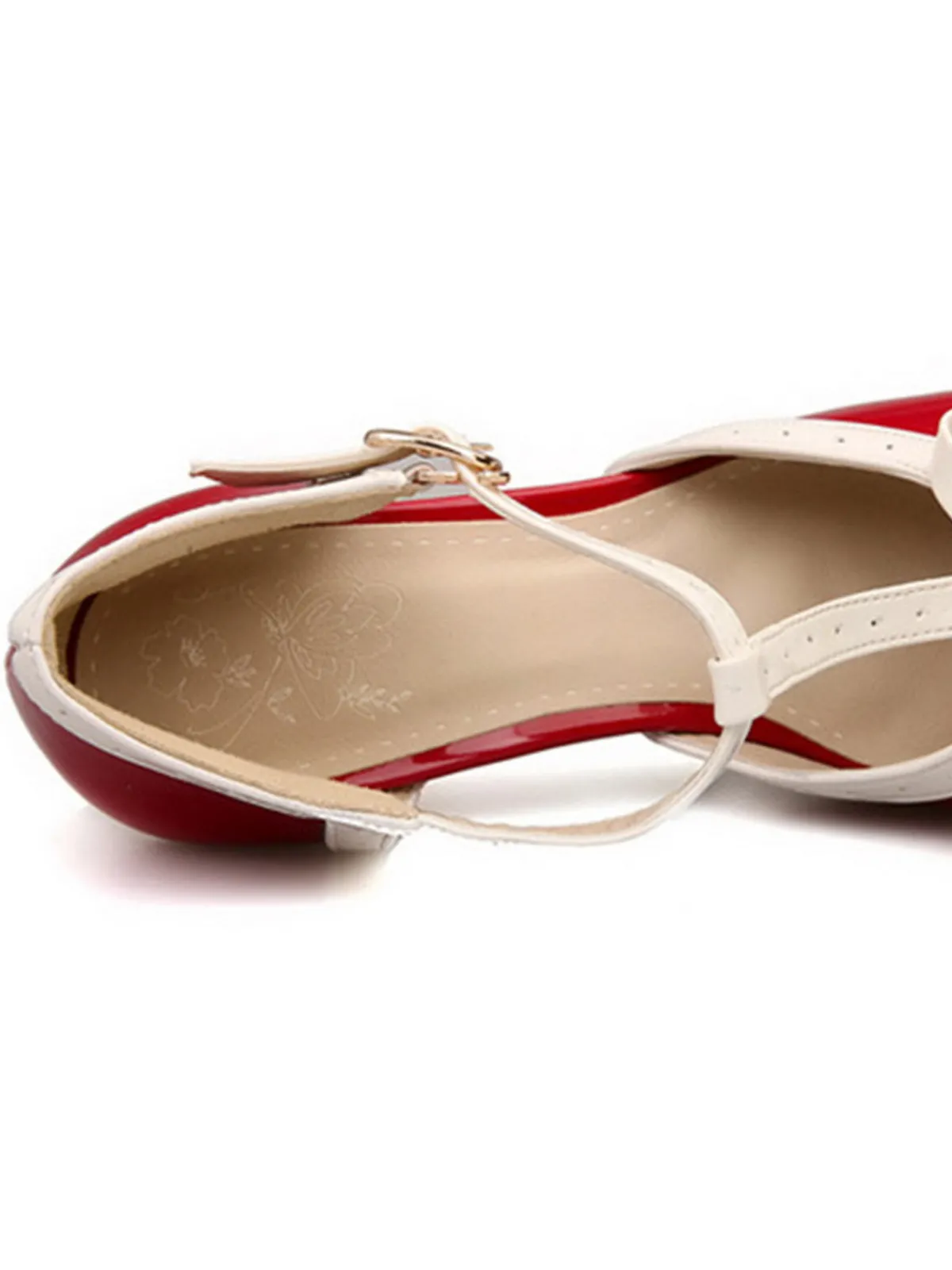 New Retro Stage Retro Bow Décor High Heel Shoes