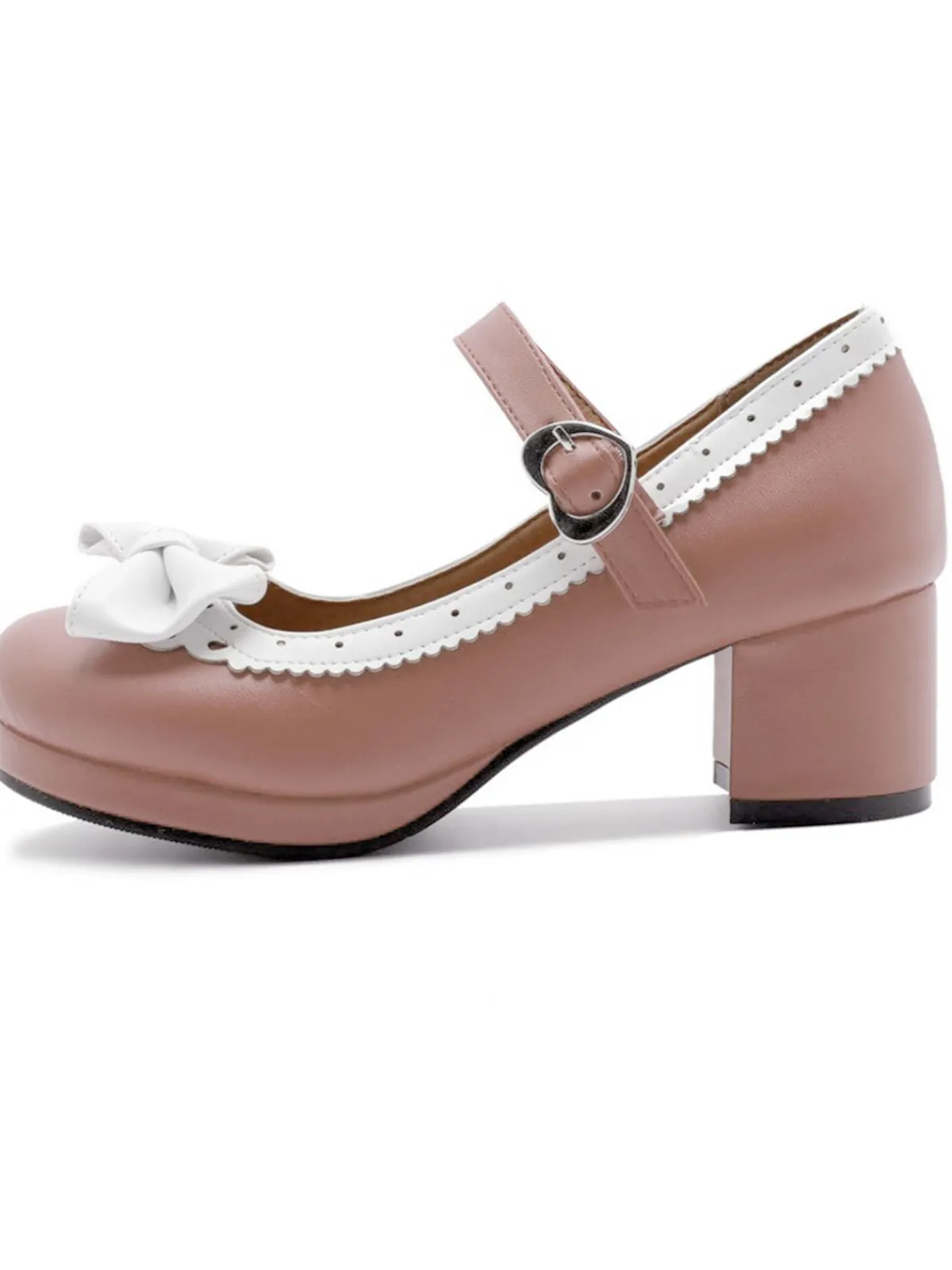 Discount Retro Stage Retro Bow Non-slip High Heel Shoes