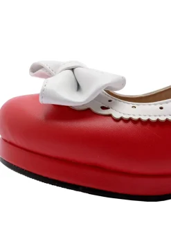 Discount Retro Stage Retro Bow Non-slip High Heel Shoes
