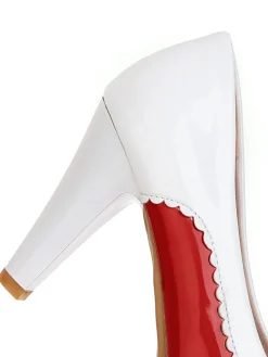 Fashion Retro Stage Retro Bowknot High Heels Shoes