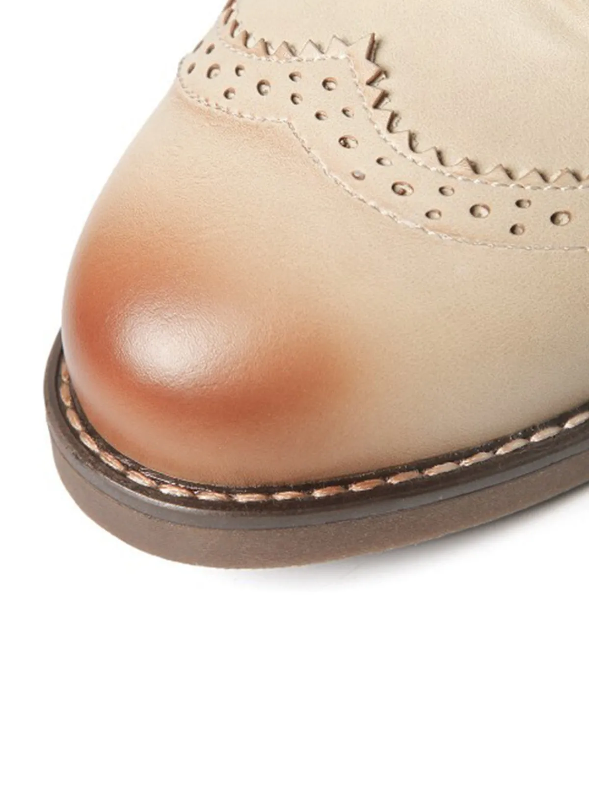 Fashion Retro Stage Retro Casual Buckle Thong Shoes