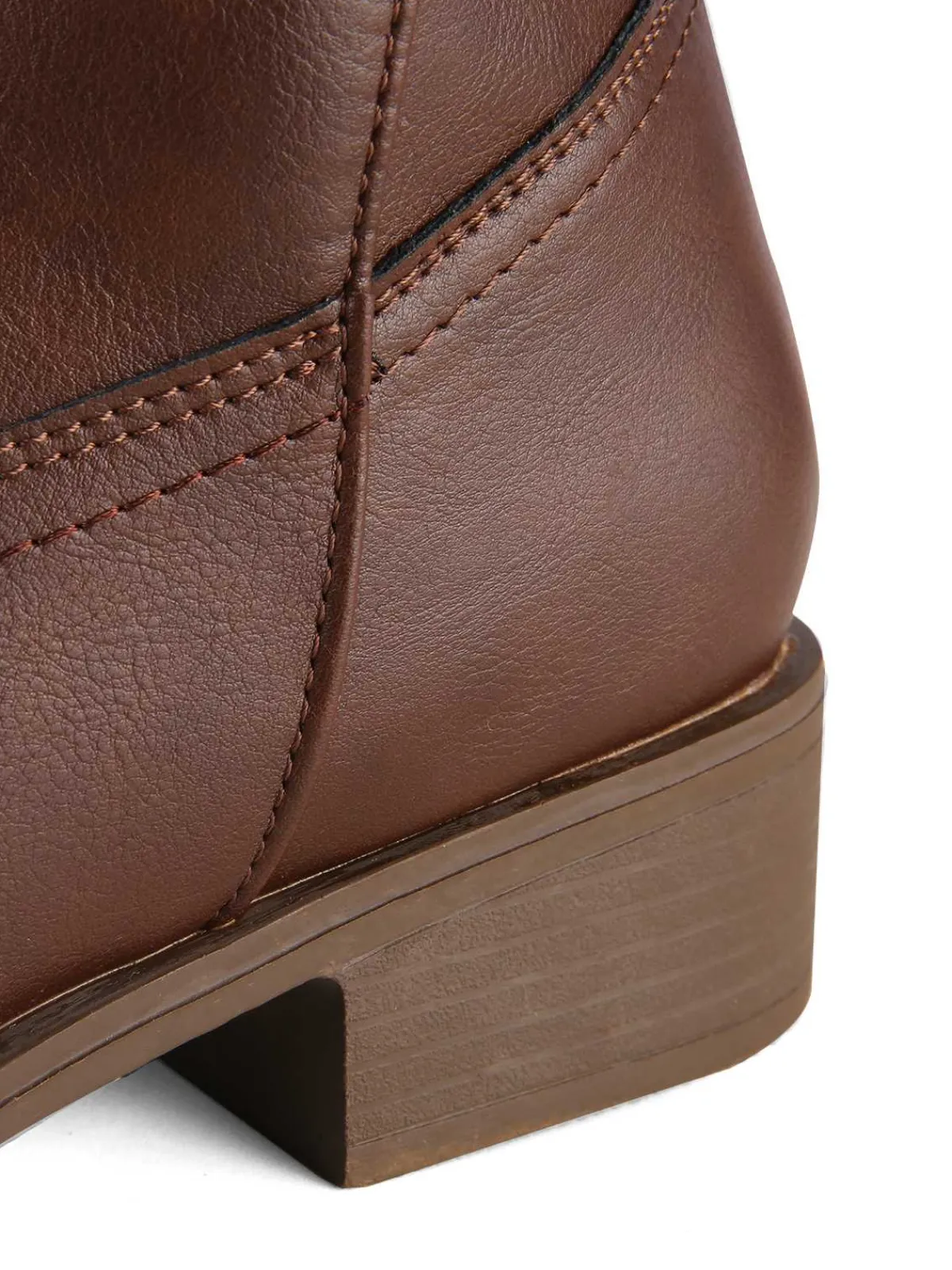 New Retro Stage Retro Embroidered Leather Calf Cowboy Boots