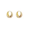 Online Retro Stage Retro Gold Shining Decorate Earrings