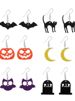 Sale Retro Stage Retro Halloween Fashion Earrings