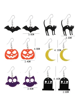 Sale Retro Stage Retro Halloween Fashion Earrings