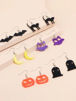 Sale Retro Stage Retro Halloween Fashion Earrings