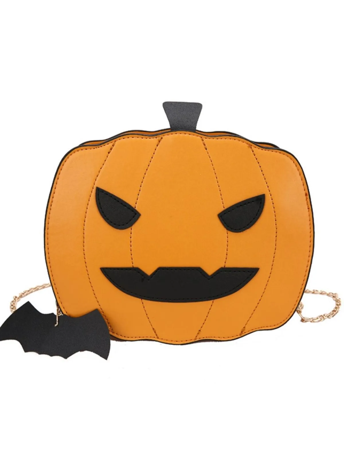 Hot Retro Stage Retro Halloween Pumpkin Shoulder Bag