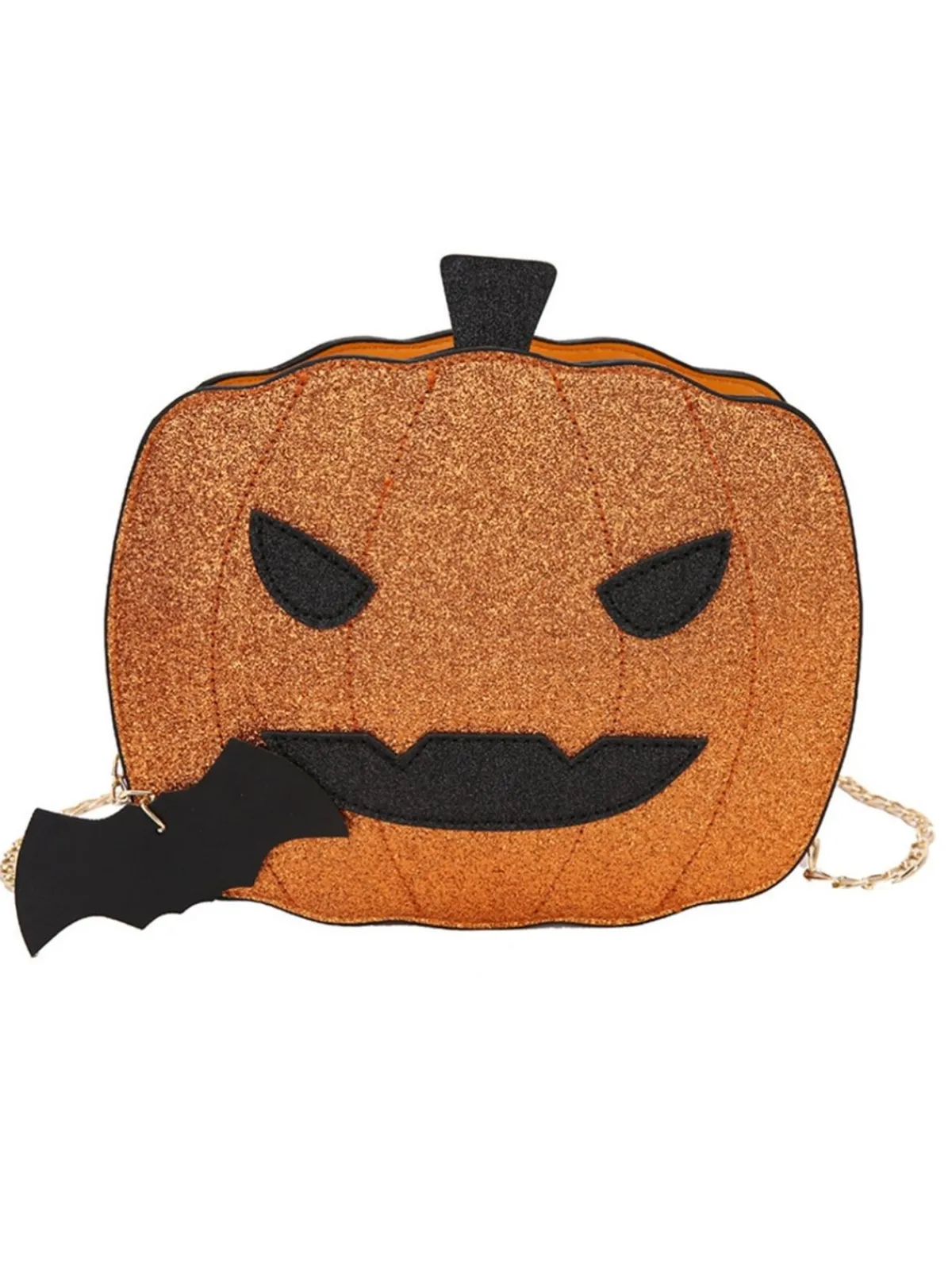 Hot Retro Stage Retro Halloween Pumpkin Shoulder Bag