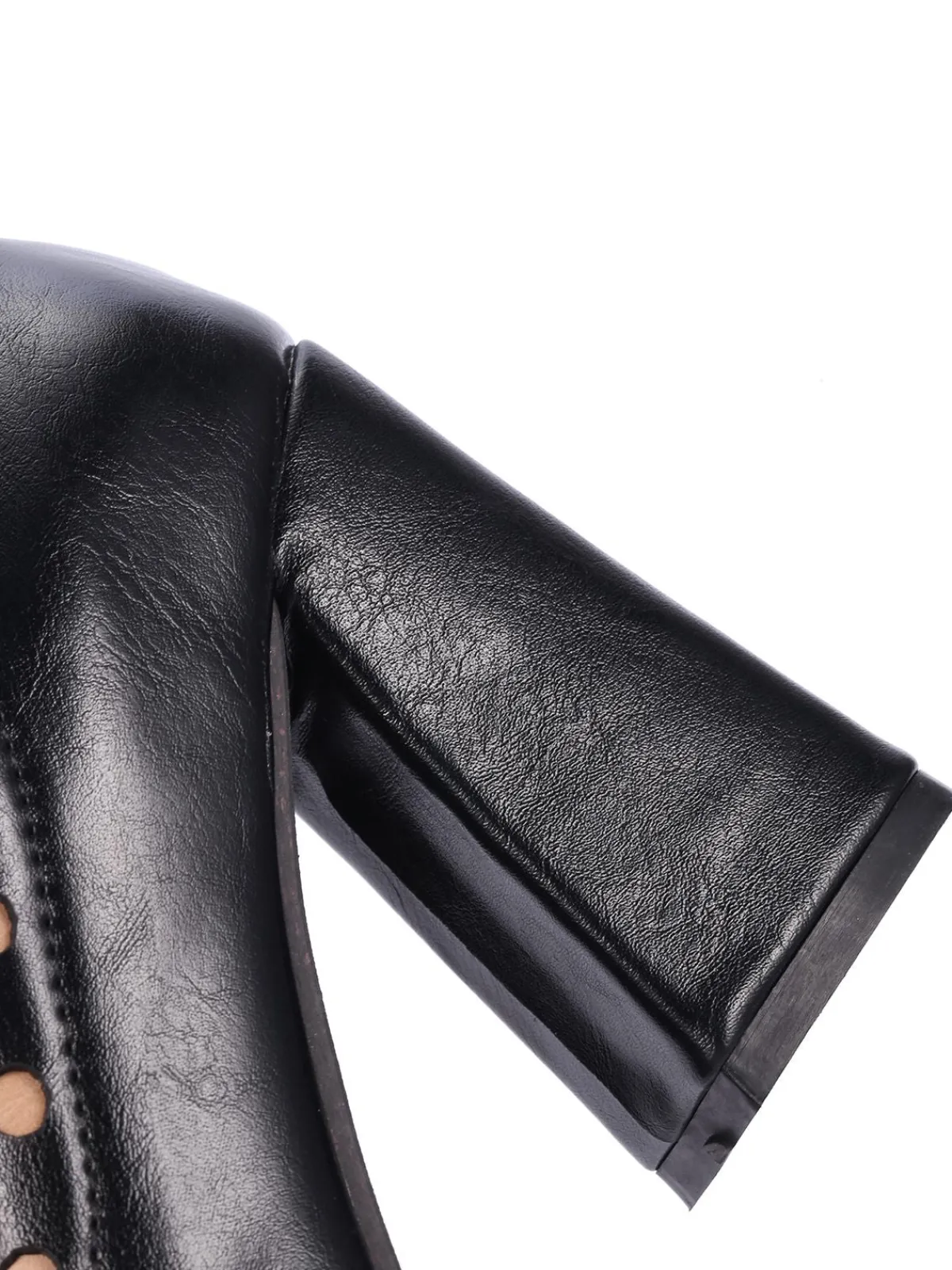 Sale Retro Stage Retro High Heels Saddle Shoes Black