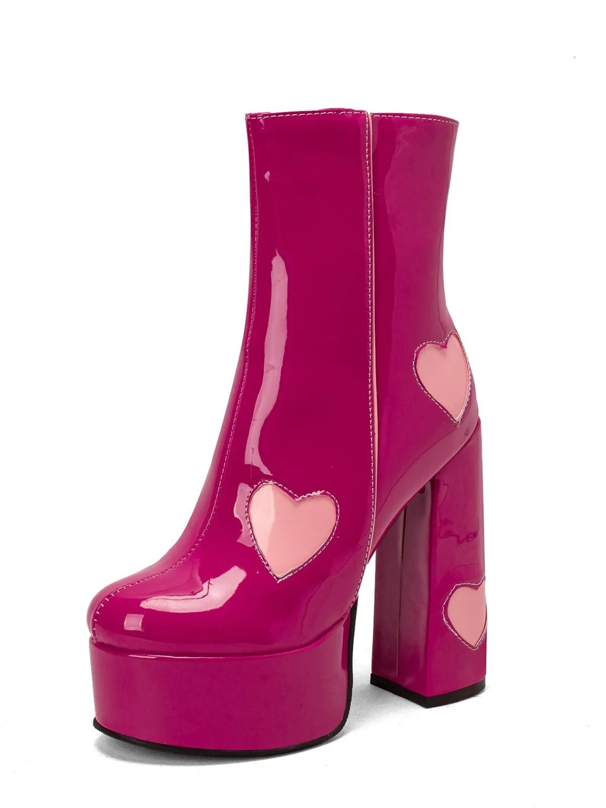 Online Retro Stage Retro Leather Super Thigh-High Boots