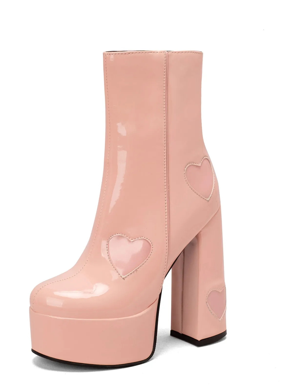 Online Retro Stage Retro Leather Super Thigh-High Boots