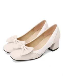 Outlet Retro Stage Retro Mary Jane High Heel Shoes