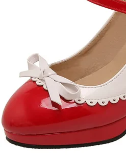 Best Retro Stage Retro Mary Jane High Heels Shoes