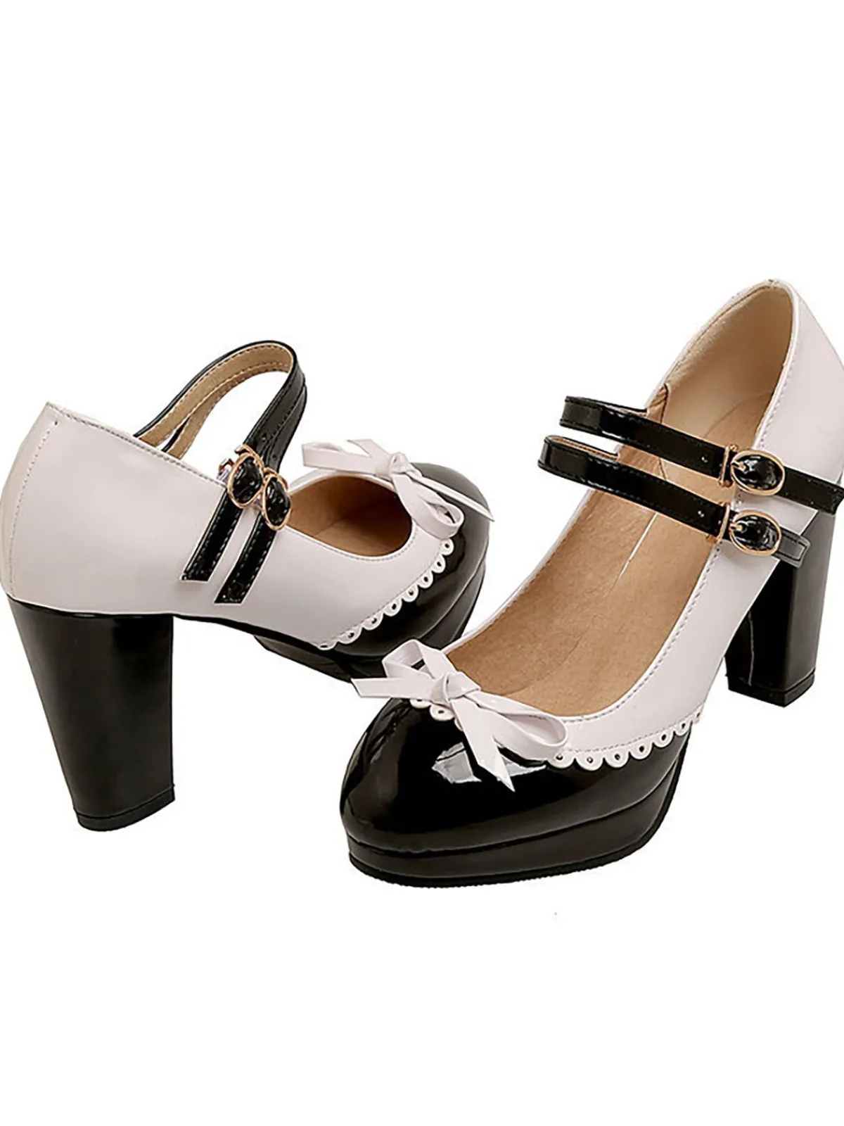 Best Retro Stage Retro Mary Jane High Heels Shoes