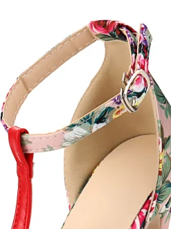 Best Retro Stage Retro 1950s Fish Mouth High Heels Shoes