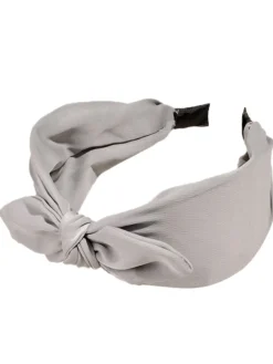 New Retro Stage Retro Solid Knotted Bowknot Headband