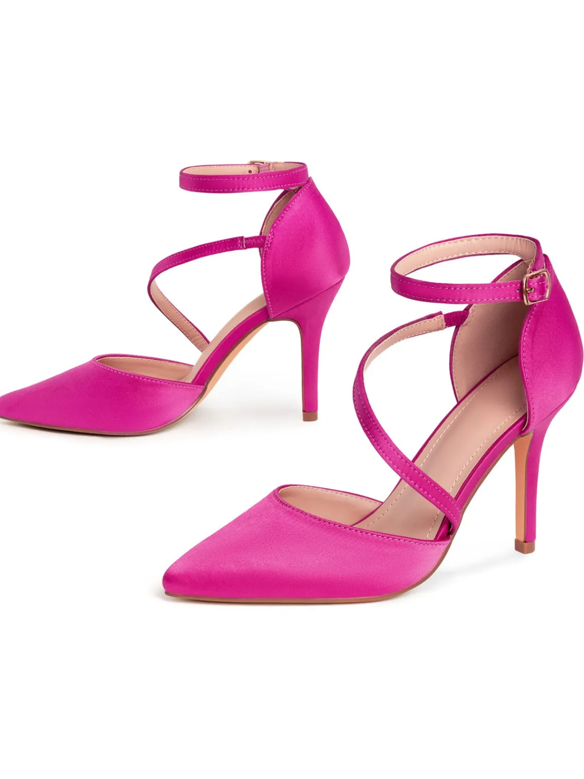 New Retro Stage Retro Solid Pointed Stiletto High Heels