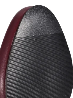 Fashion Retro Stage Retro Lace-Up Stiletto Shoes Wine Red