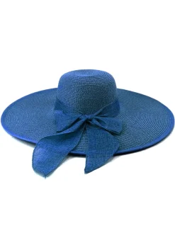 New Retro Stage Ribbon Wide Brim Raffia Sun Hat