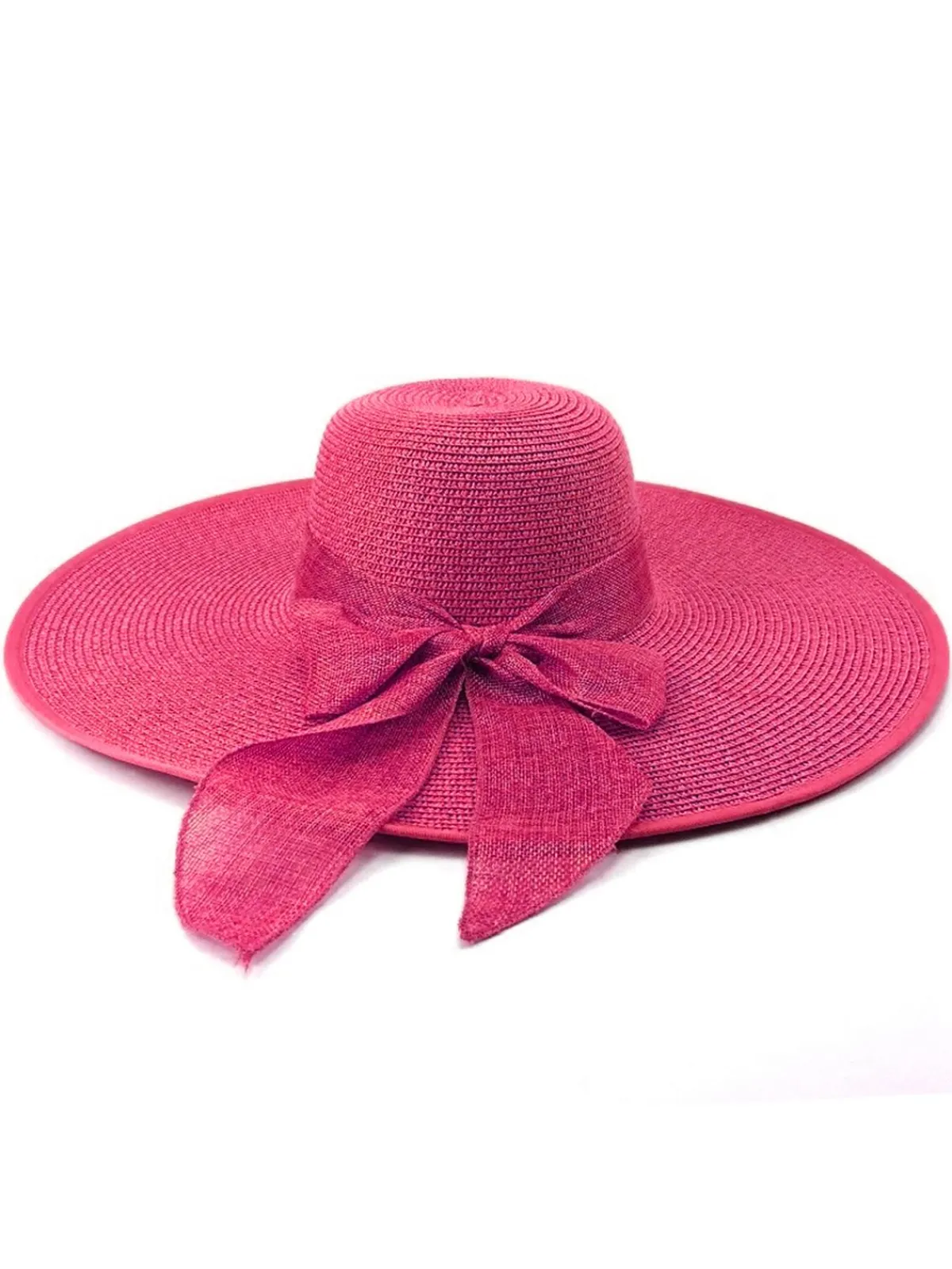 Best Retro Stage Ribbon Wide Brim Raffia Sun Hat