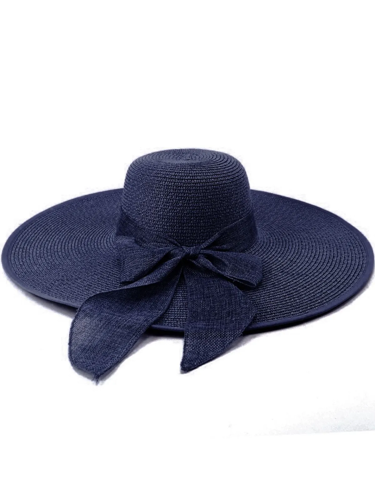 Best Retro Stage Ribbon Wide Brim Raffia Sun Hat