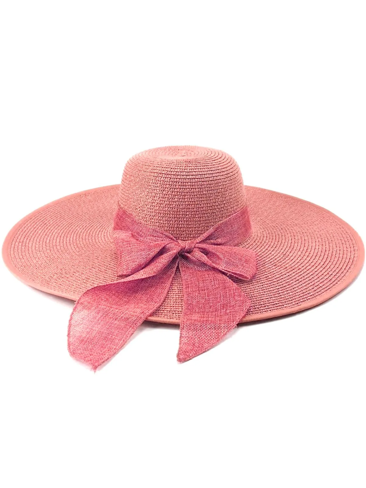 Best Retro Stage Ribbon Wide Brim Raffia Sun Hat