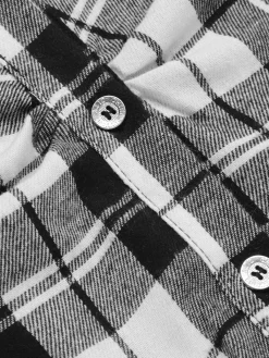 Best Retro Stage 1950s 3/4 Sleeve Plaid Belt Dress