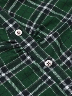 Best Retro Stage 1950s 3/4 Sleeve Plaid Belt Dress
