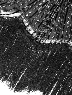 Discount Retro Stage 1920s Beaded Flapper Gatsby Dress
