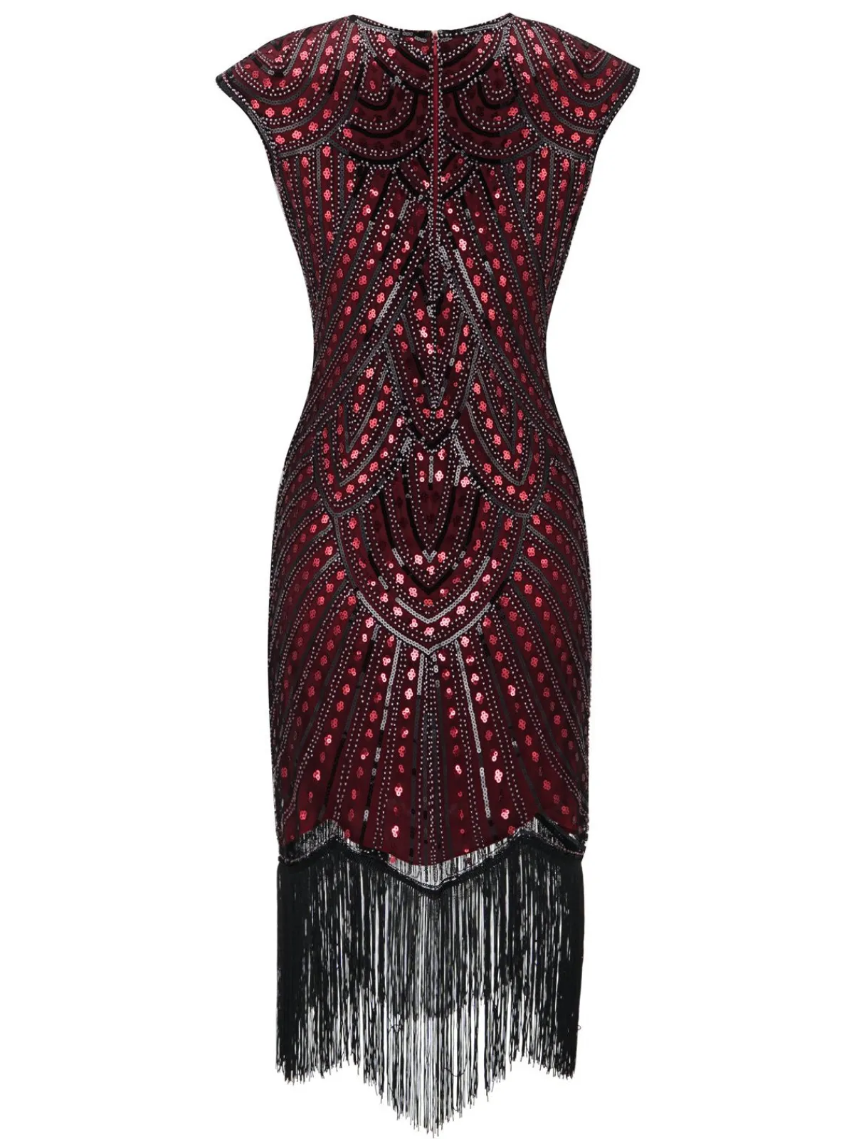 Discount Retro Stage 1920s Beaded Flapper Gatsby Dress