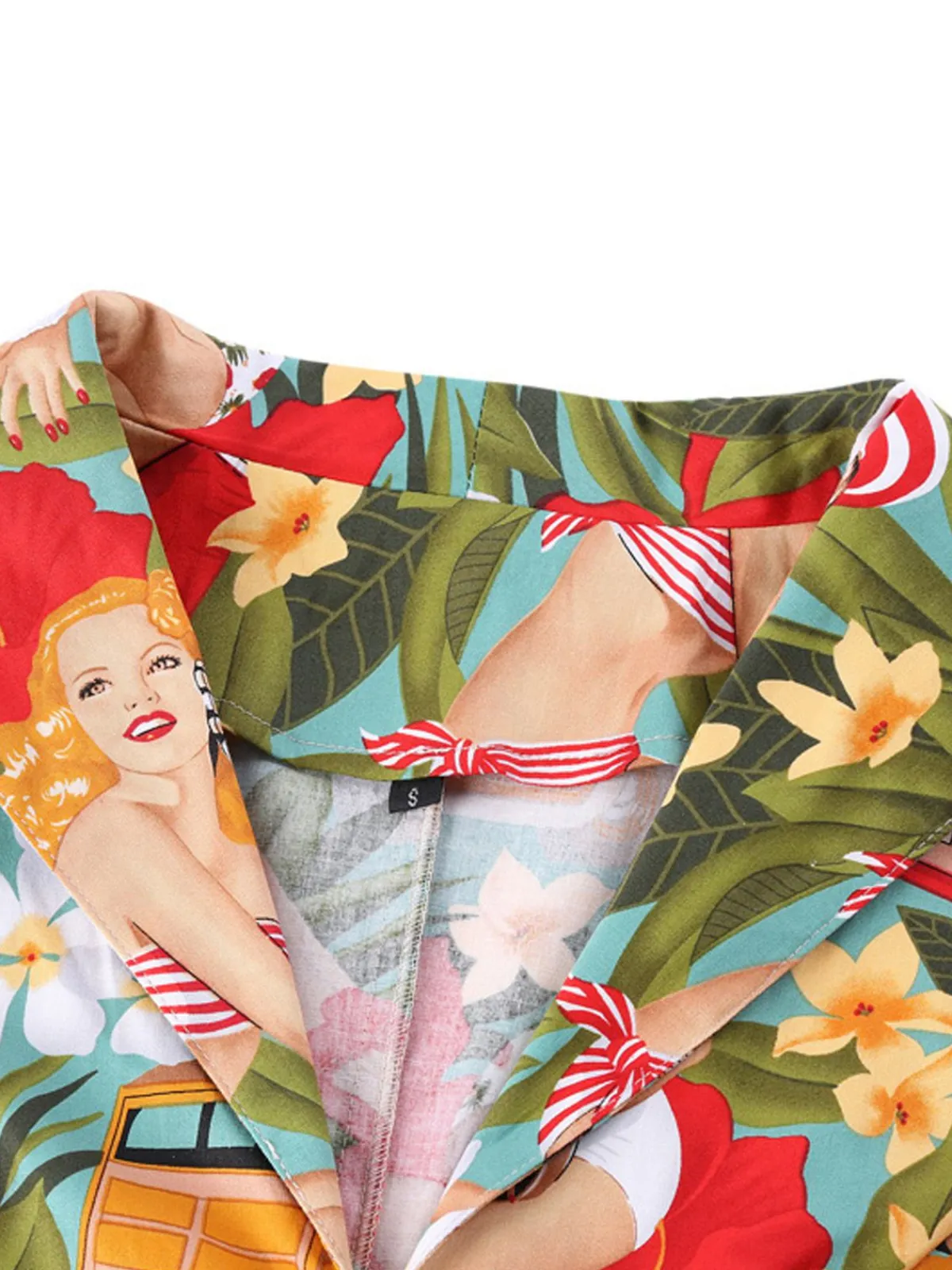 Best Retro Stage 1950s Bikini Girls Swing Dress Multi
