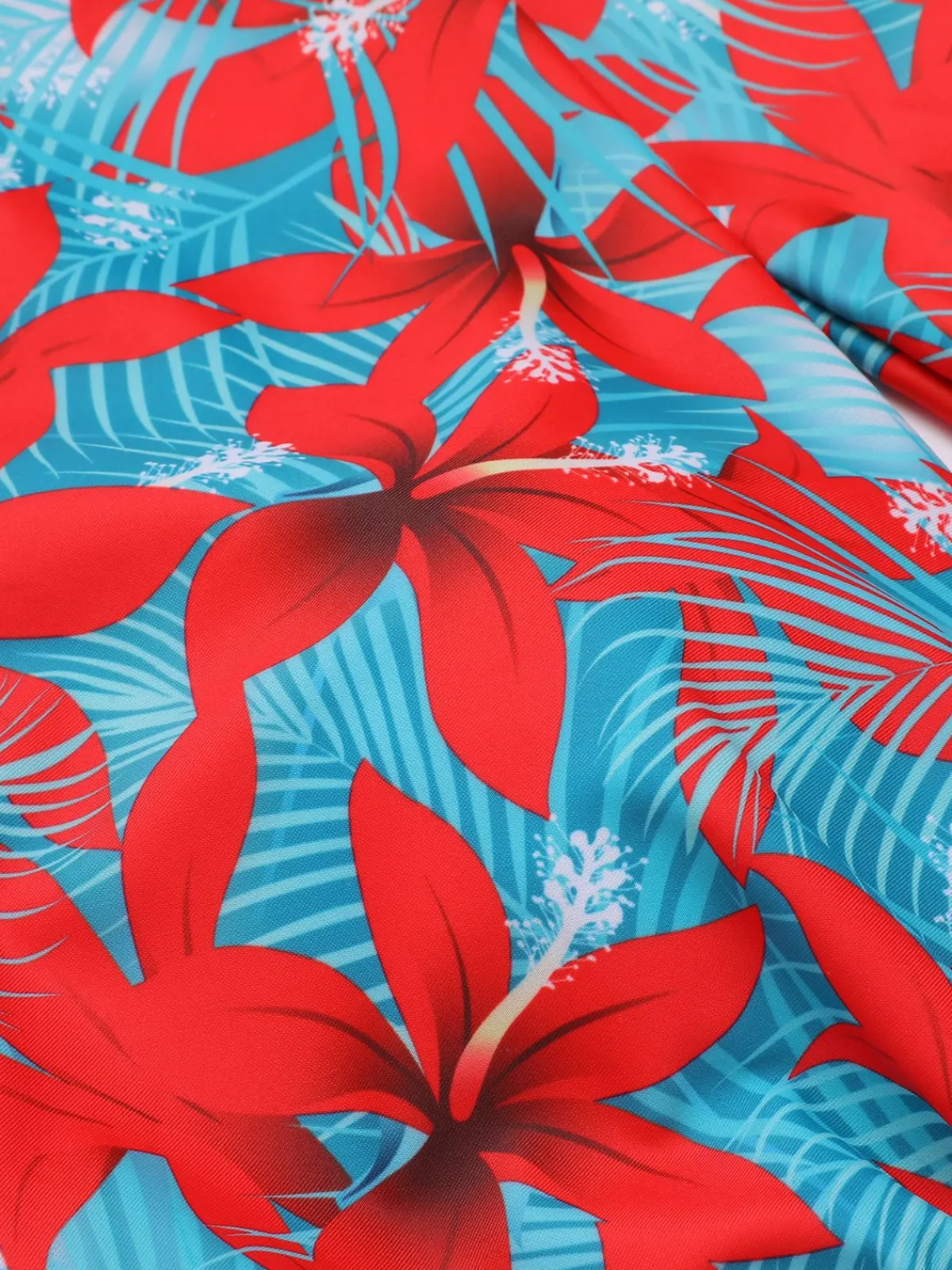 Fashion Retro Stage 1950s Bow Tie Floral Cross Straps Swimsuit