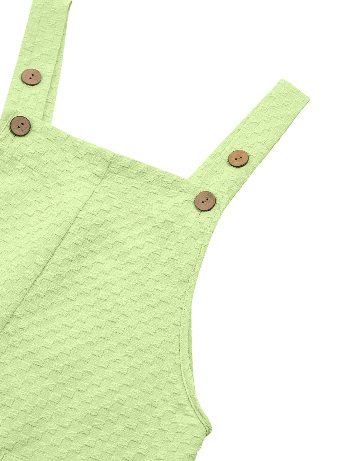 Discount Retro Stage 1940s Button Pocket Strap Straight Romper