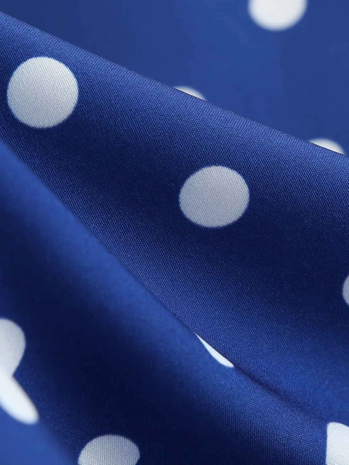 Hot Retro Stage 1950s Cap Sleeve Polka Dot Belted Dress