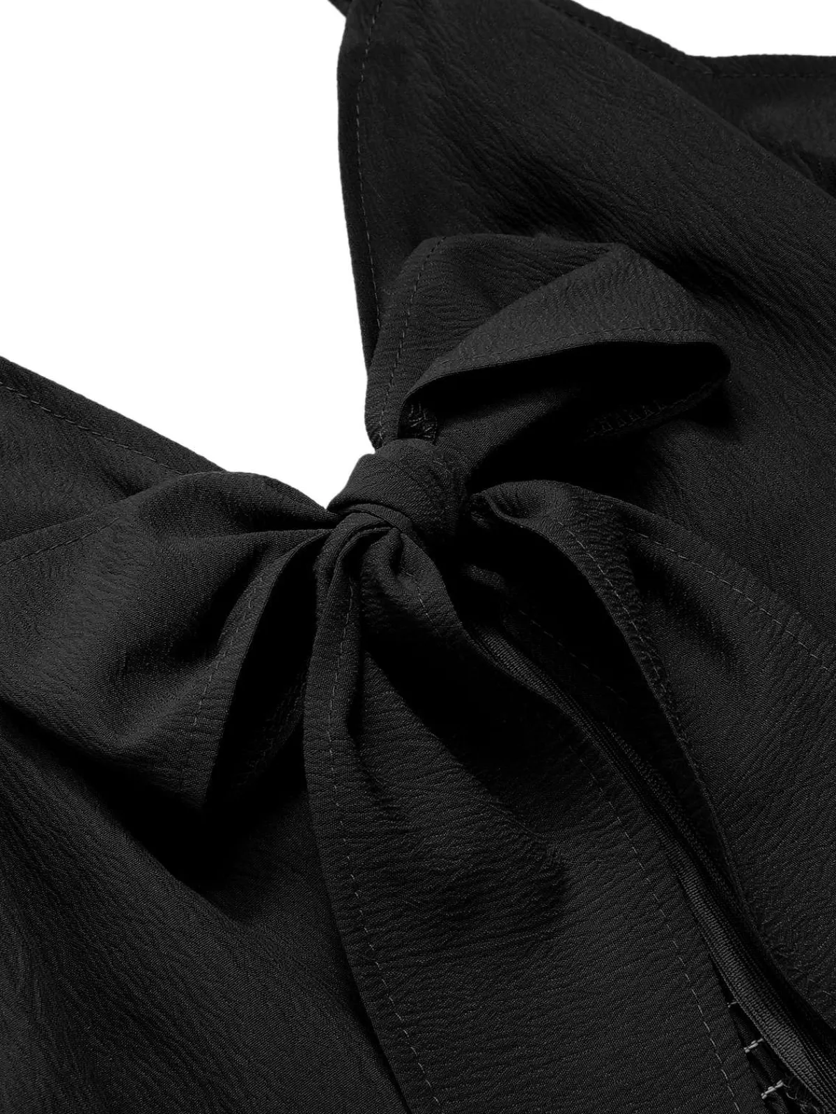 Hot Retro Stage 1950s Chest Bow Spaghetti Strap Jumpsuit