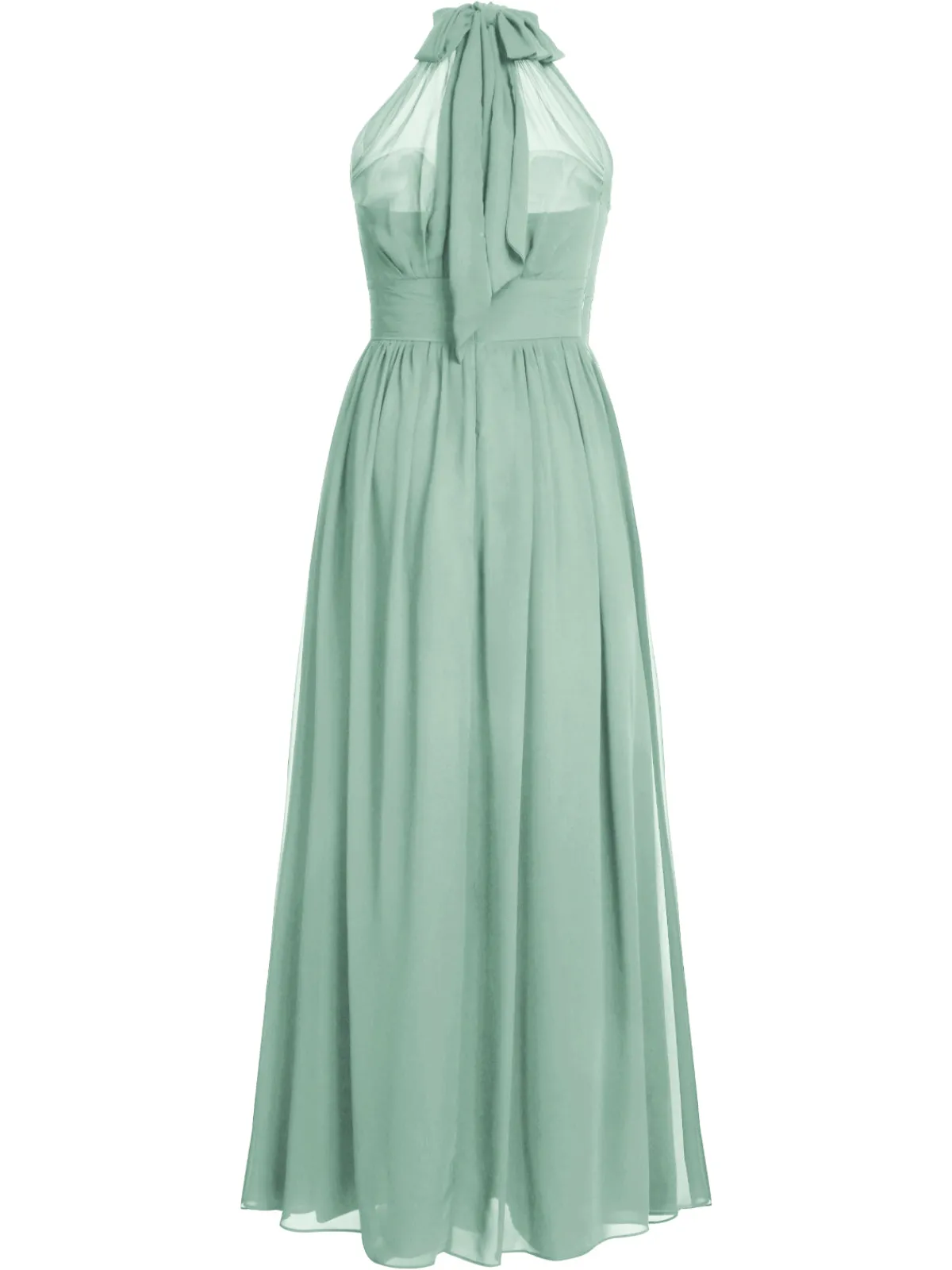 Clearance Retro Stage 1950s Chiffon Sleeveless Solid Vintage Dress