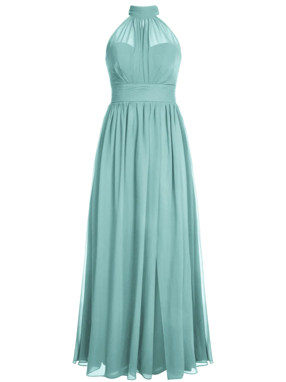 Clearance Retro Stage 1950s Chiffon Sleeveless Solid Vintage Dress