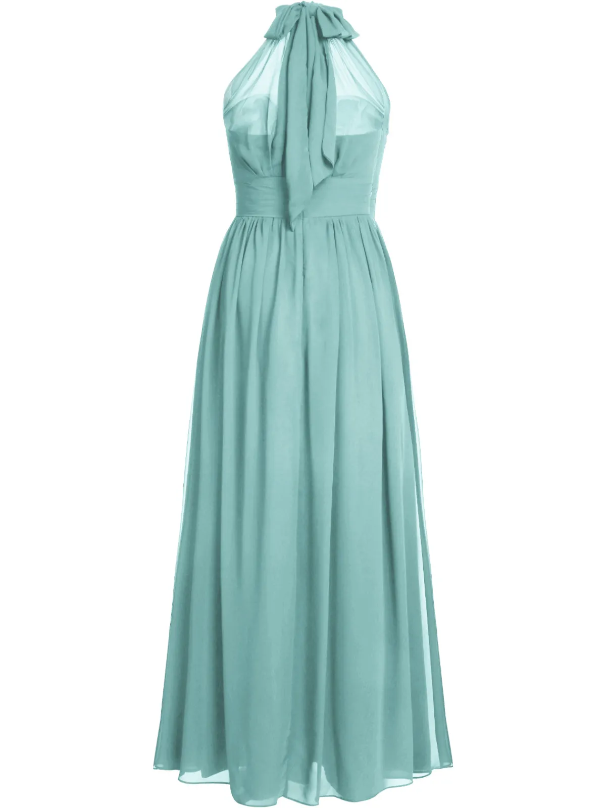 Clearance Retro Stage 1950s Chiffon Sleeveless Solid Vintage Dress