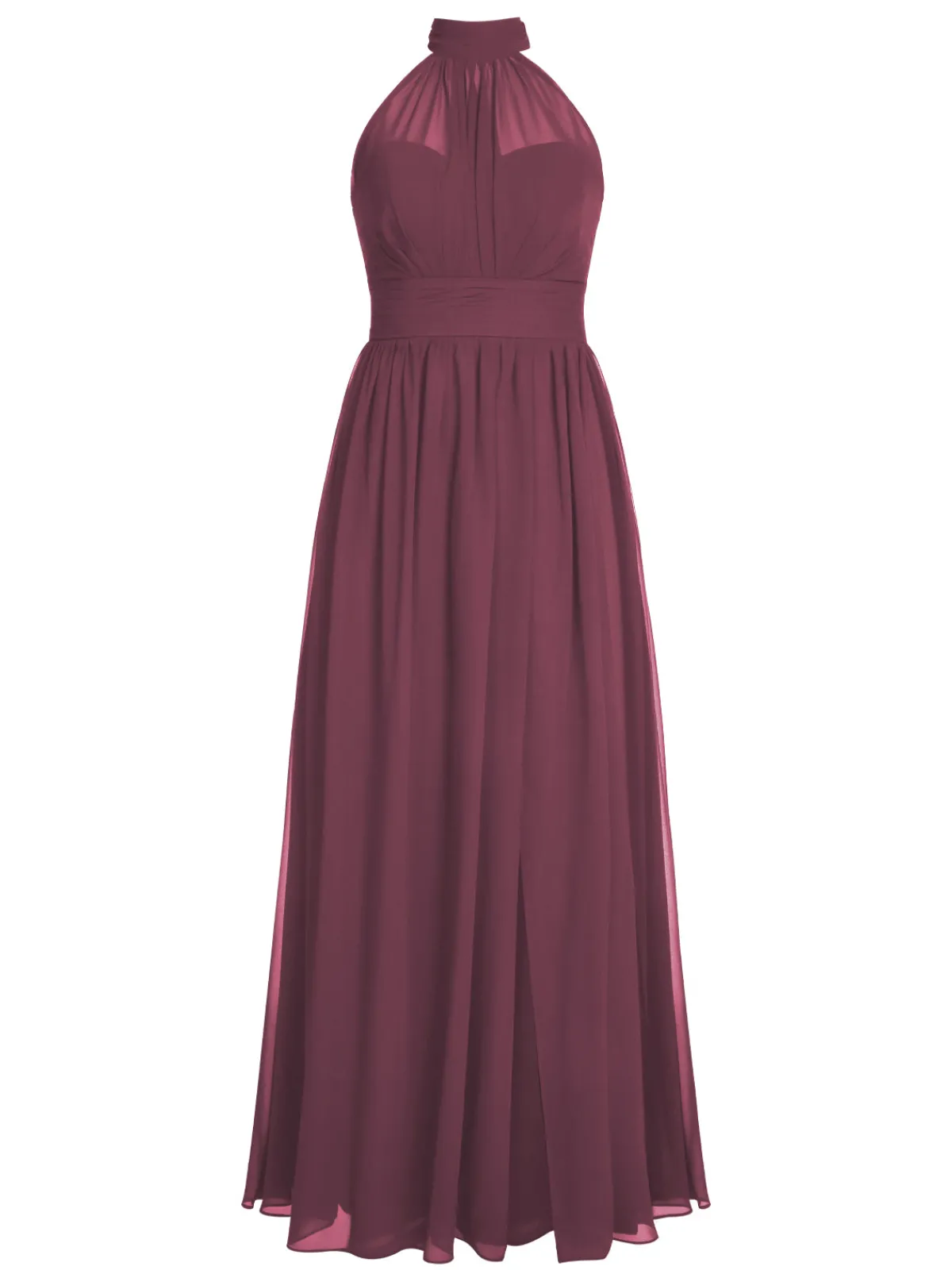 Clearance Retro Stage 1950s Chiffon Sleeveless Solid Vintage Dress