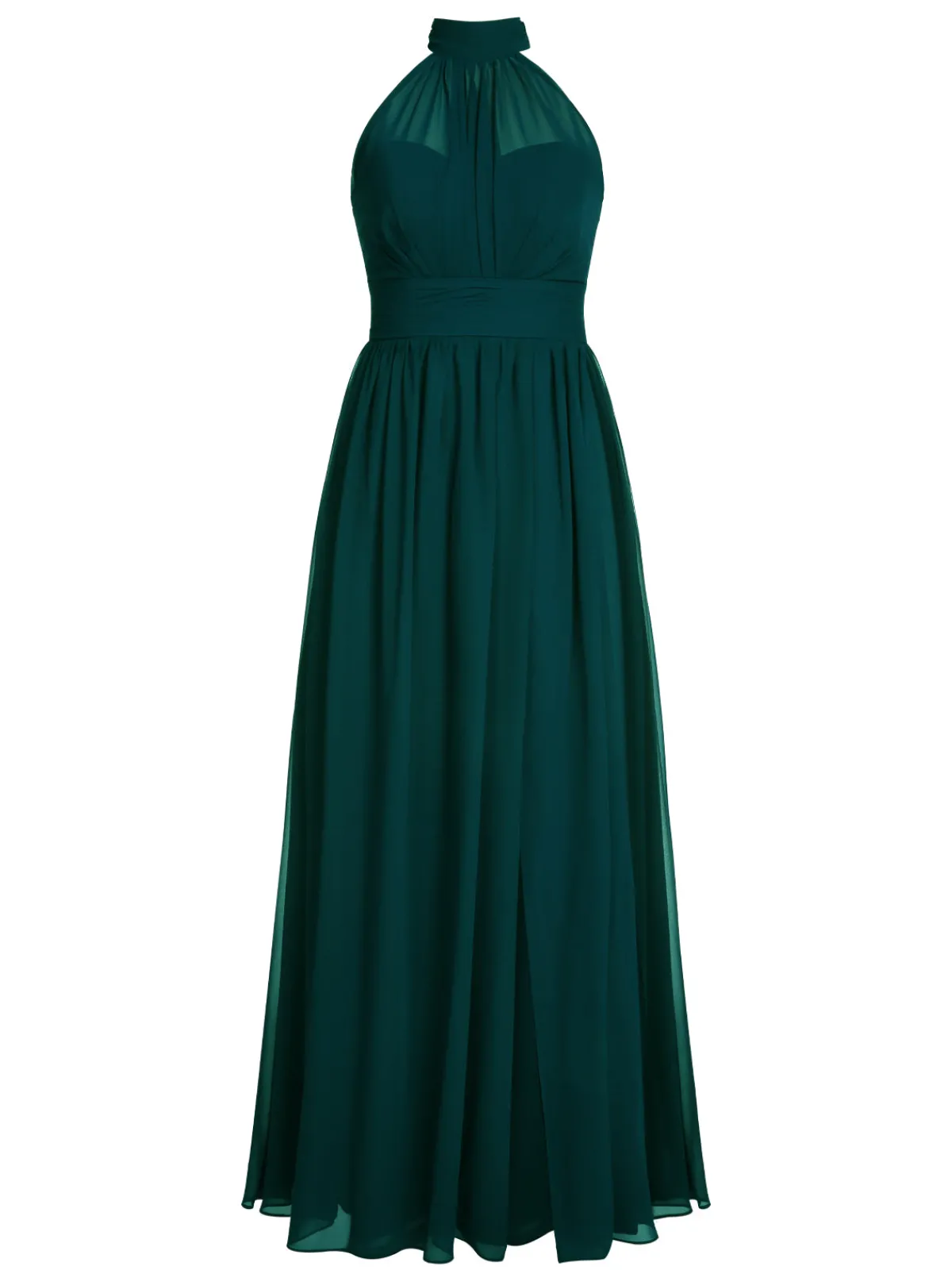 Clearance Retro Stage 1950s Chiffon Sleeveless Solid Vintage Dress