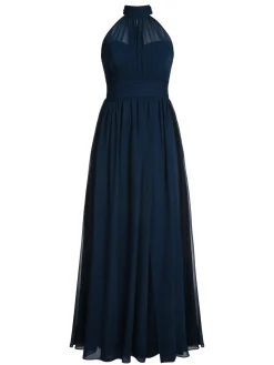 Clearance Retro Stage 1950s Chiffon Sleeveless Solid Vintage Dress