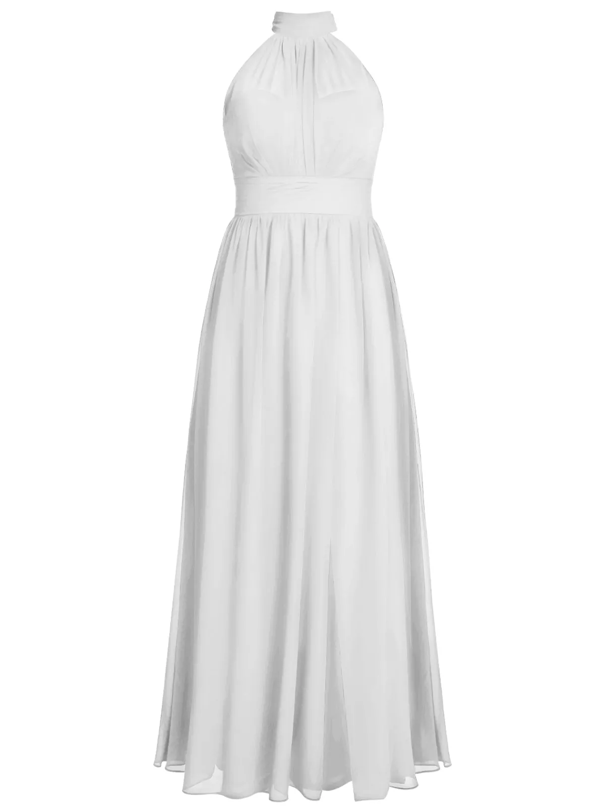 Clearance Retro Stage 1950s Chiffon Sleeveless Solid Vintage Dress