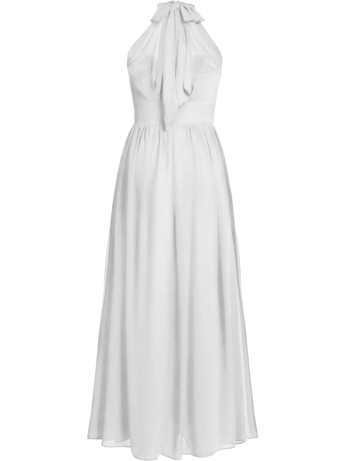Clearance Retro Stage 1950s Chiffon Sleeveless Solid Vintage Dress