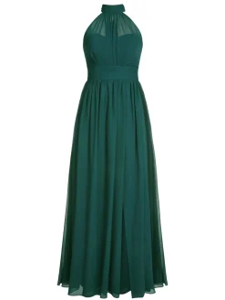 Clearance Retro Stage 1950s Chiffon Sleeveless Solid Vintage Dress