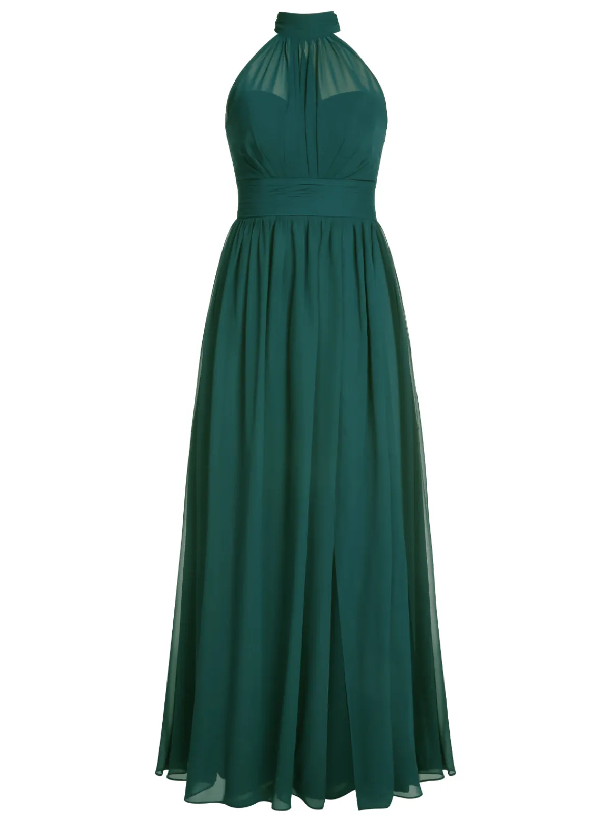Clearance Retro Stage 1950s Chiffon Sleeveless Solid Vintage Dress