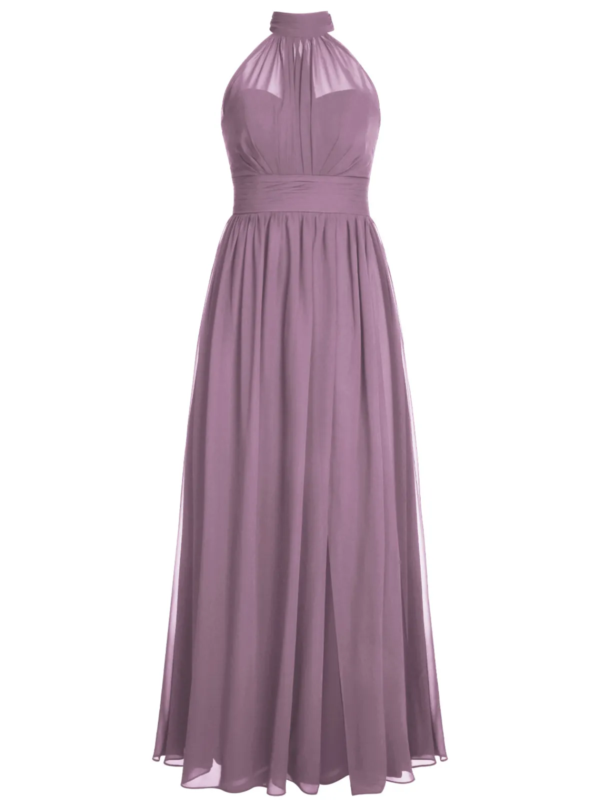 Clearance Retro Stage 1950s Chiffon Sleeveless Solid Vintage Dress