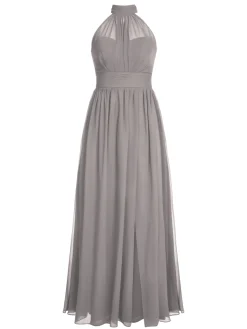 Clearance Retro Stage 1950s Chiffon Sleeveless Solid Vintage Dress