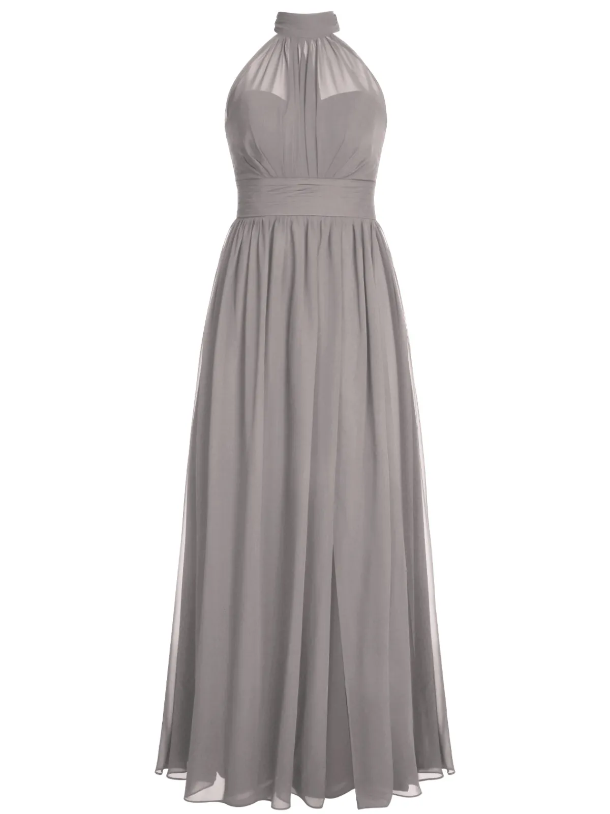 Clearance Retro Stage 1950s Chiffon Sleeveless Solid Vintage Dress